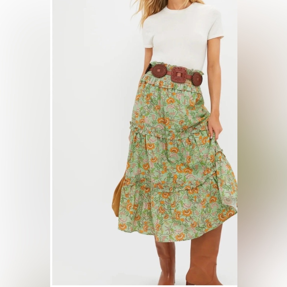 NWOT. Medium Hyacinth House midi skirt SZ M